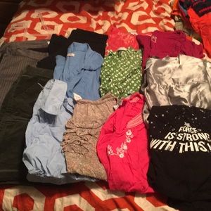 Small medium lot of maternity clothes